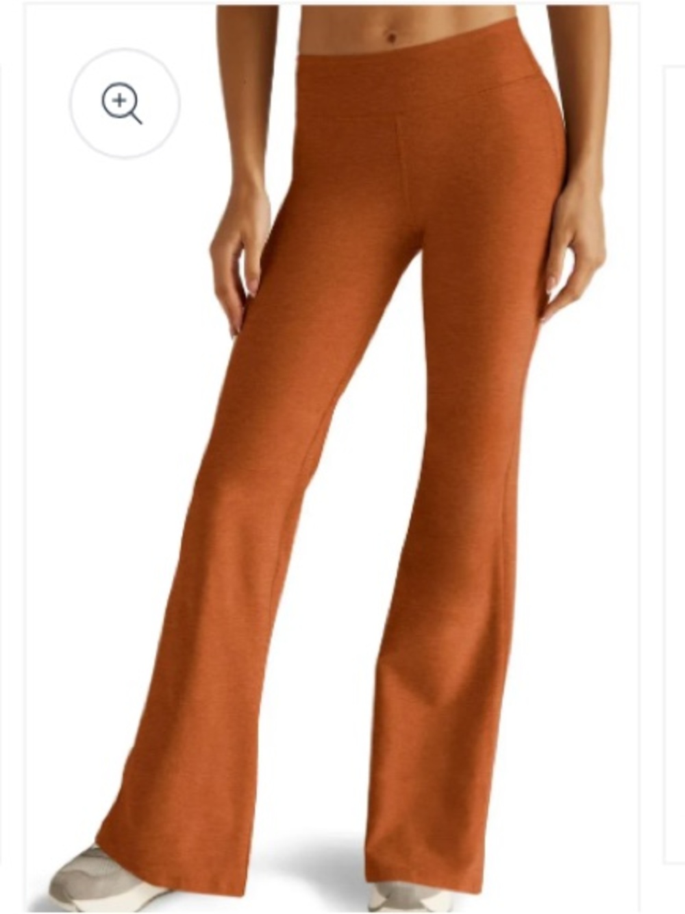 Beyond Yoga Heathered Rust Flare Yoga Pants XL Bootcut Leggings